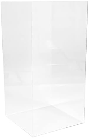 30x30x60cm Clear Acrylic Sculpture Display Stand Riser