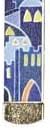 Mezuzah with Jerusalem Design 10cm