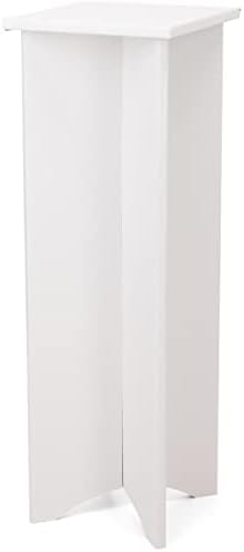 Displays2go 42 Inch Eco-Friendly Display Pedestal White