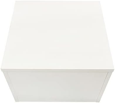 Prolinemax MH Global 18x18x12 White Pedestal Cube Display Stand Collectible Sculpture