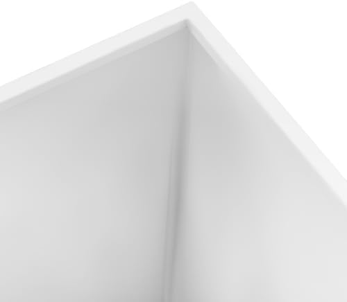 5PCS Metal Square Pedestal Stand White Display Stands for Parties