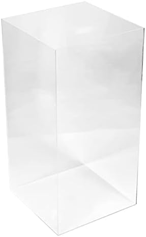 30x30x60cm Clear Acrylic Sculpture Display Stand Riser