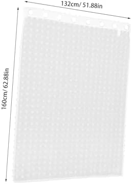 Zerodeko Farmhouse Bedroom Curtain Long Sheer Drapes