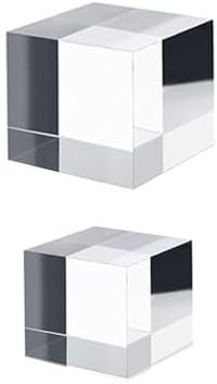 Leadigol 2PCS Acrylic Square Display Block