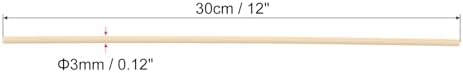 PATIKIL 30CM Reed Diffuser Sticks 100 Pack Wood Fiber