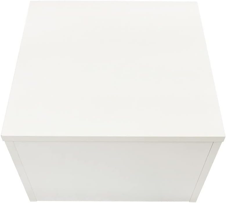 Prolinemax MH Global 18x18x12 White Pedestal Cube Display Stand Collectible Sculpture