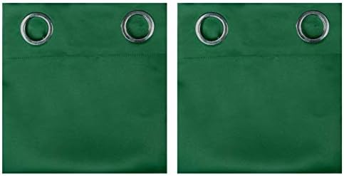 MDS Blackout Curtain Panel Emerald Green 42x72 Inch