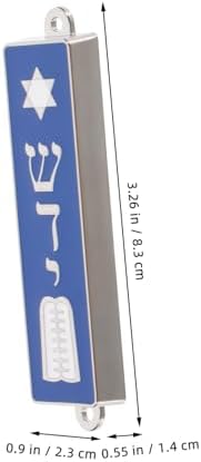 Ciieeo Mezuzah with Holy Scroll and Star of David