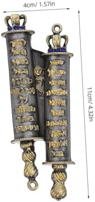 Sosoport Metal Mezuzah Scroll for Door