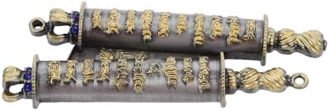 PRETYZOOM Pewter Mezuzah Case Waterproof Metal Judaica Decor