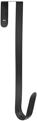 GameXcel 15 Inch Black Wreath Hanger for Front Door