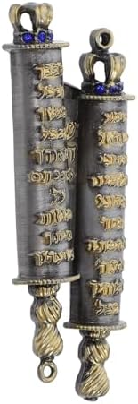 Cabilock Jerusalem Menorah Mezuzah Case