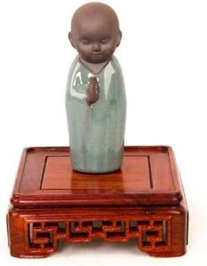 GOLDY WENDY Mahogany Square Decor Base Display Stand