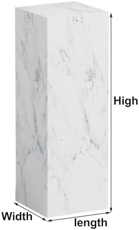 White Pedestal Stand for Sculpture Display