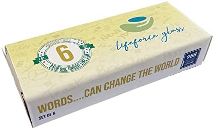 Lifeforce Glass Recovery Stones with 12 Step Sayings