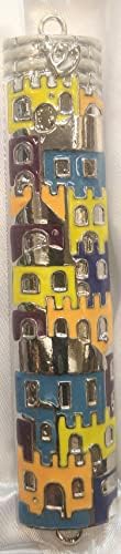 Rite Lite Jerusalem Enameled Mezuzah 1