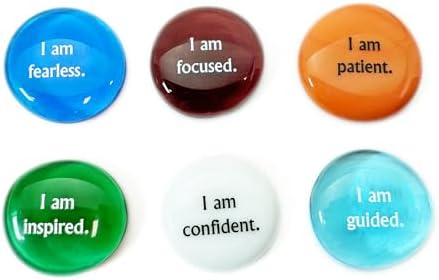 Lifeforce Glass Affirmation Stones Set