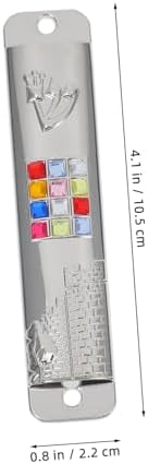 2 Sets Kosher Mezuzah with Scroll for Door