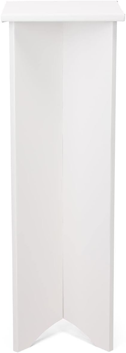 Displays2go 42 Inch Eco-Friendly Display Pedestal White