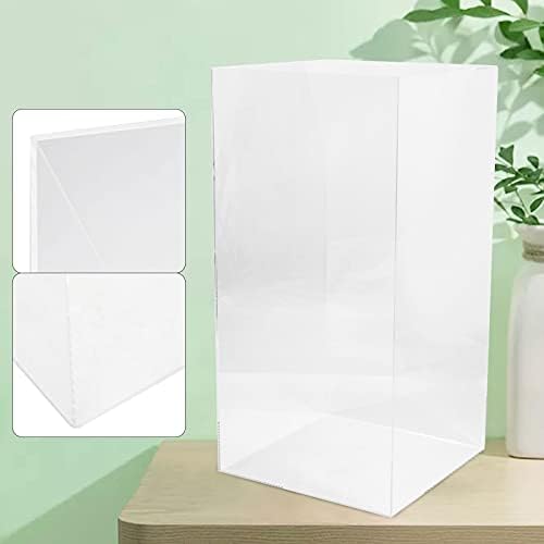 30x30x60cm Clear Acrylic Sculpture Display Stand Riser