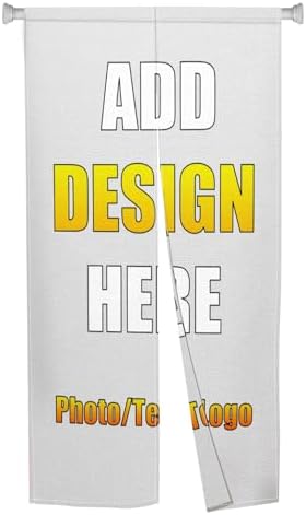 Personalized Double Sided Door Curtain with Custom Image