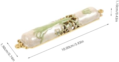 Retro Metal Mezuzah Ornament Religious Decor for Door