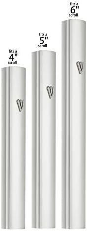 AS Mezuzot Silver Mezuzah Case 6 Inches