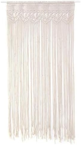 Macrame Curtains 35x71 Inch Cotton Woven Boho Decor