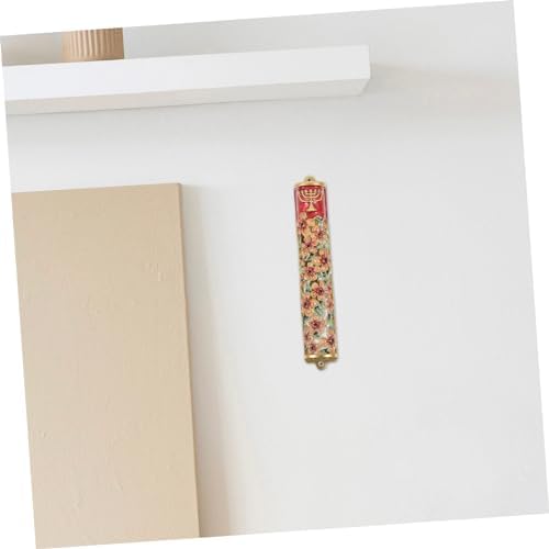PRETYZOOM Mezuzah Door Decor Jewish Blessing Scroll Art