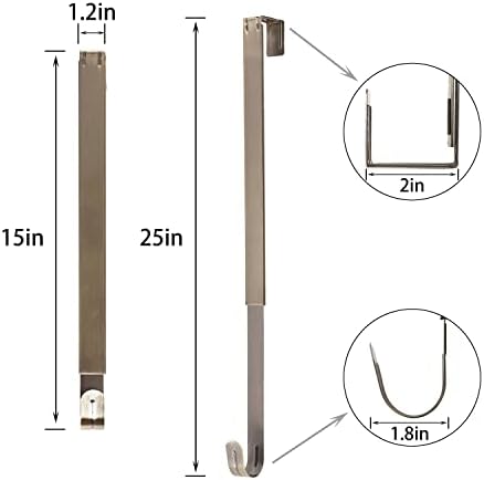 Sattiyrch Adjustable Wreath Hanger 15-25 Inch Bronze