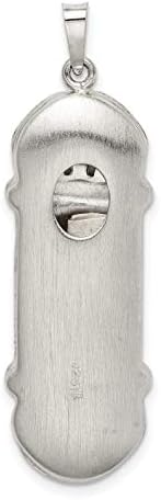 Sterling Silver Fancy Mezuzah Pendant 1
