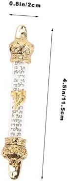 Sturdy Metal Mezuzah Scroll Door Ornament