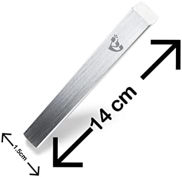 Stick On Aluminium Judaica Door Mezuzah 12cm Scroll Holder