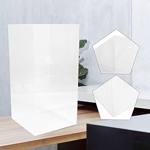 30x30x60cm Clear Acrylic Sculpture Display Stand Riser