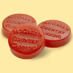ADGASP McCalls Country Candles Wax Potpourri Button Set of 6