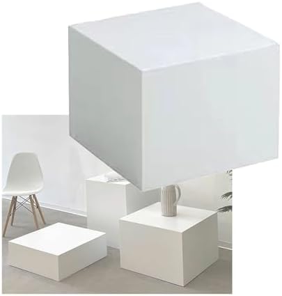 ZDMEI Cube Display Pedestal Stand 200KG Load White 40x120cm