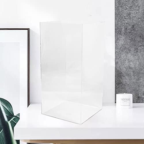 30x30x60cm Clear Acrylic Sculpture Display Stand Riser