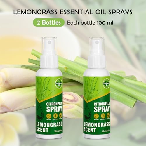 SCENTORINI Citronella Spray DEET-Free 676 Oz 2 Pack