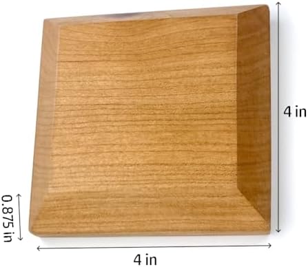 WIN CHAMP Solid Cherrywood Pedestal Display Base