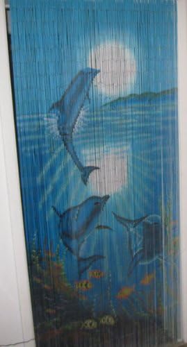 Beaded Curtain Tropical Reef Dolphins 125 Strands