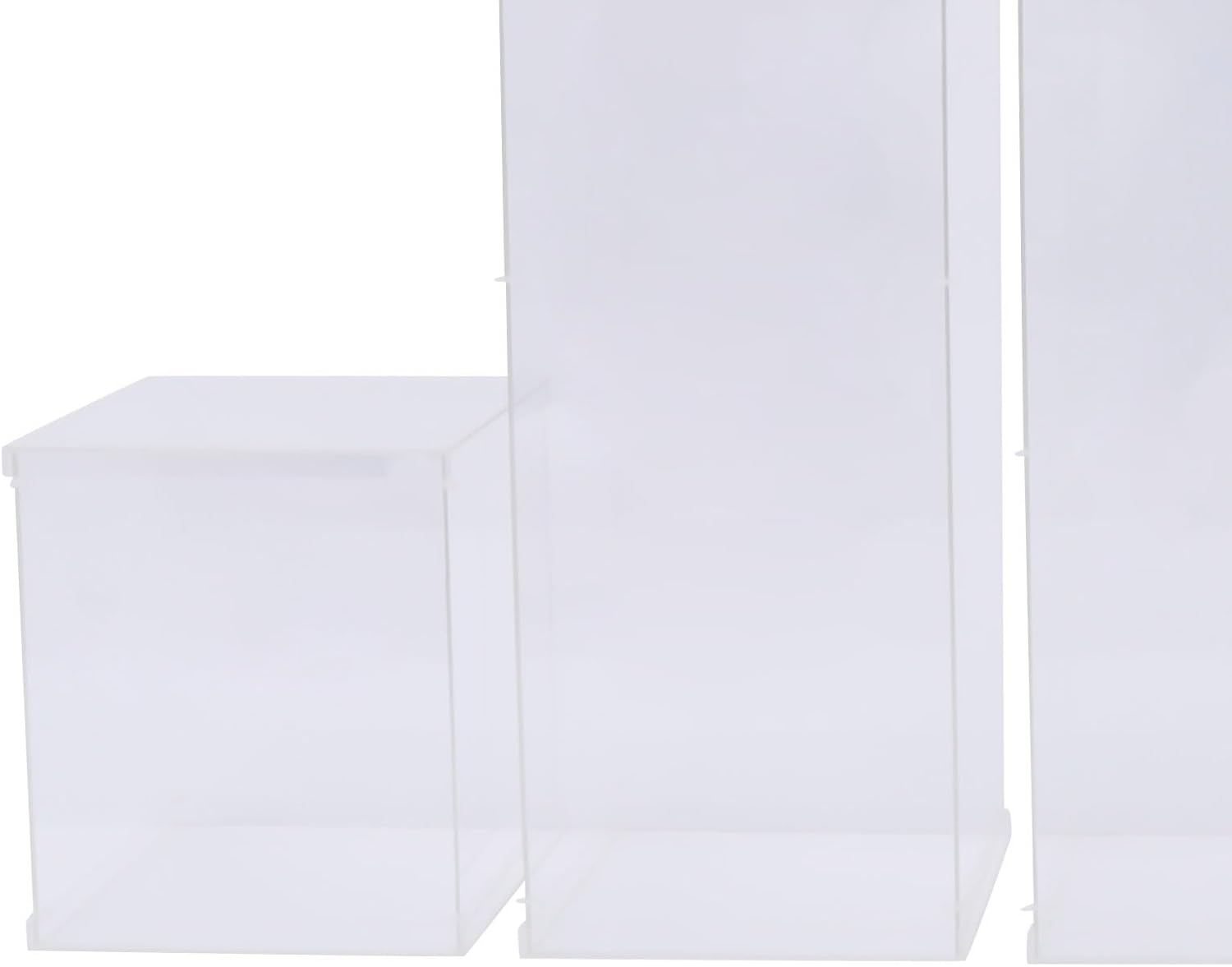 5 Pcs Acrylic Display Cube Pedestal with Removable Top