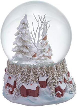 Kurt S Adler Musical Waterglobe with Church Scene