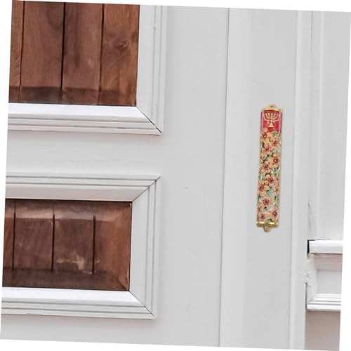 PRETYZOOM Mezuzah Door Decor Jewish Blessing Scroll Art
