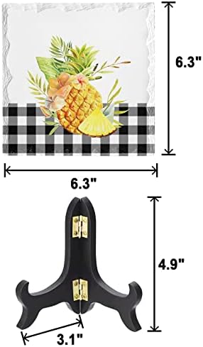 ZOE GARDEN Summer Fruit Pineapple Ceramic Ornament 63x63