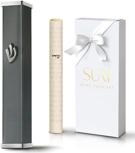 Stylish Mezuzah for Door with Scroll
