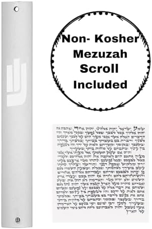 AS Mezuzot Modern Silver Mezuzah Case