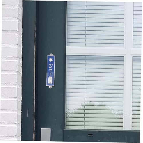 Ciieeo Mezuzah with Holy Scroll and Star of David