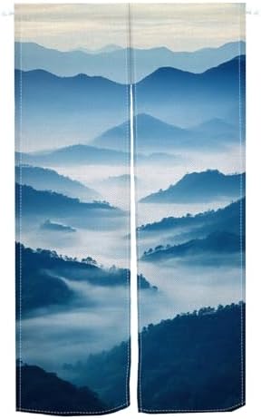Leowefowa Japanese Noren Doorway Curtain Panel