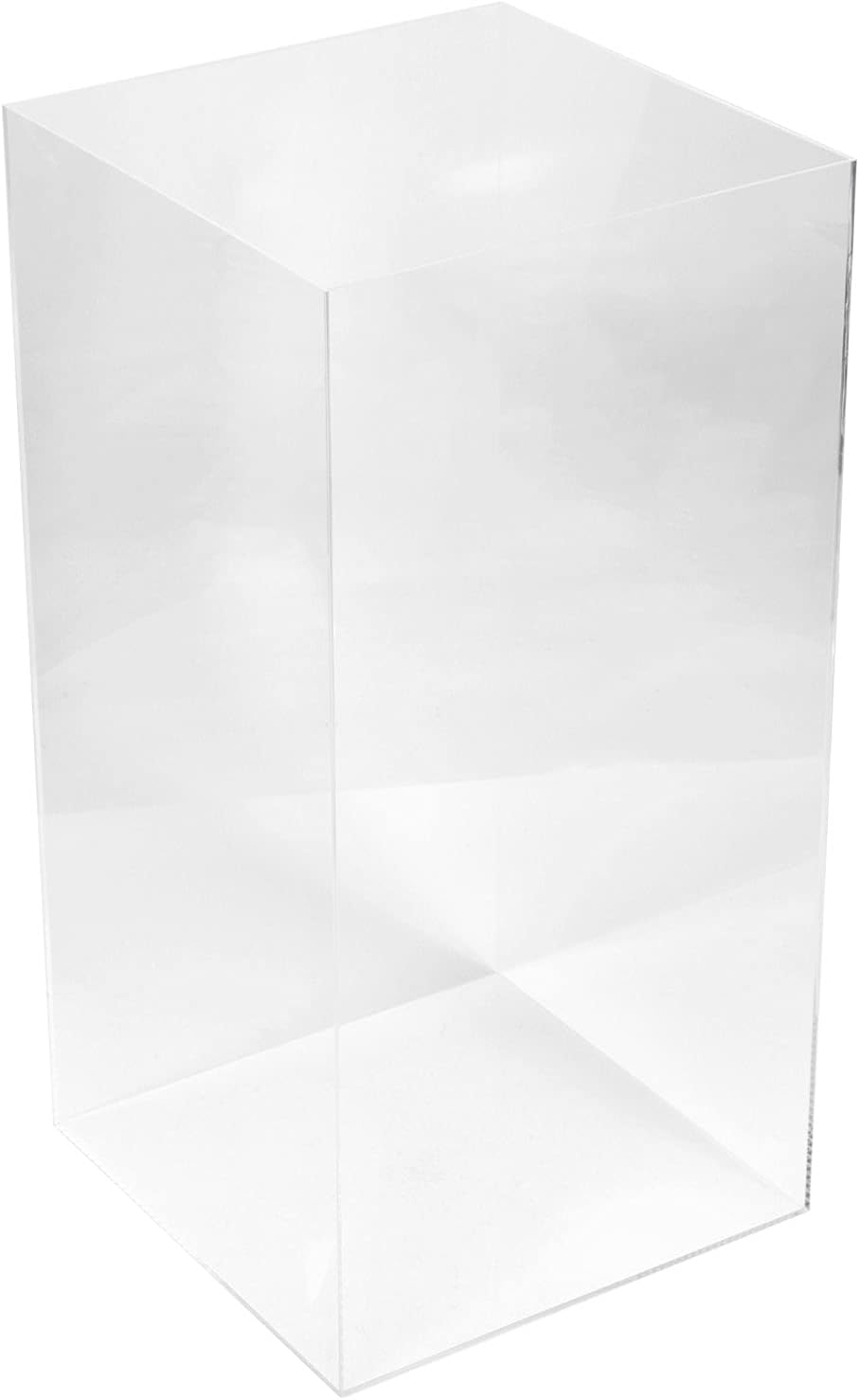 30x30x60cm Clear Acrylic Sculpture Display Stand Riser