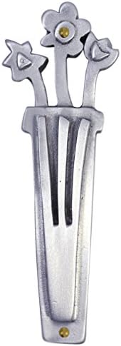 Modern Artisans American Made Pewter Mezuzah 4 Inch